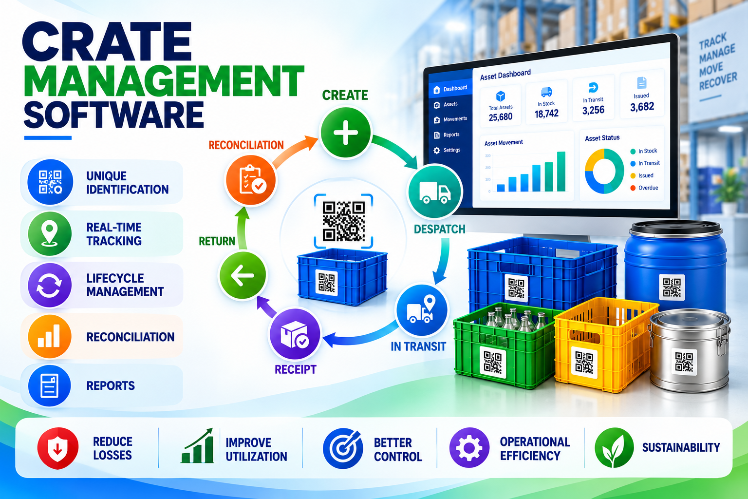 Crate Management System — software screenshot