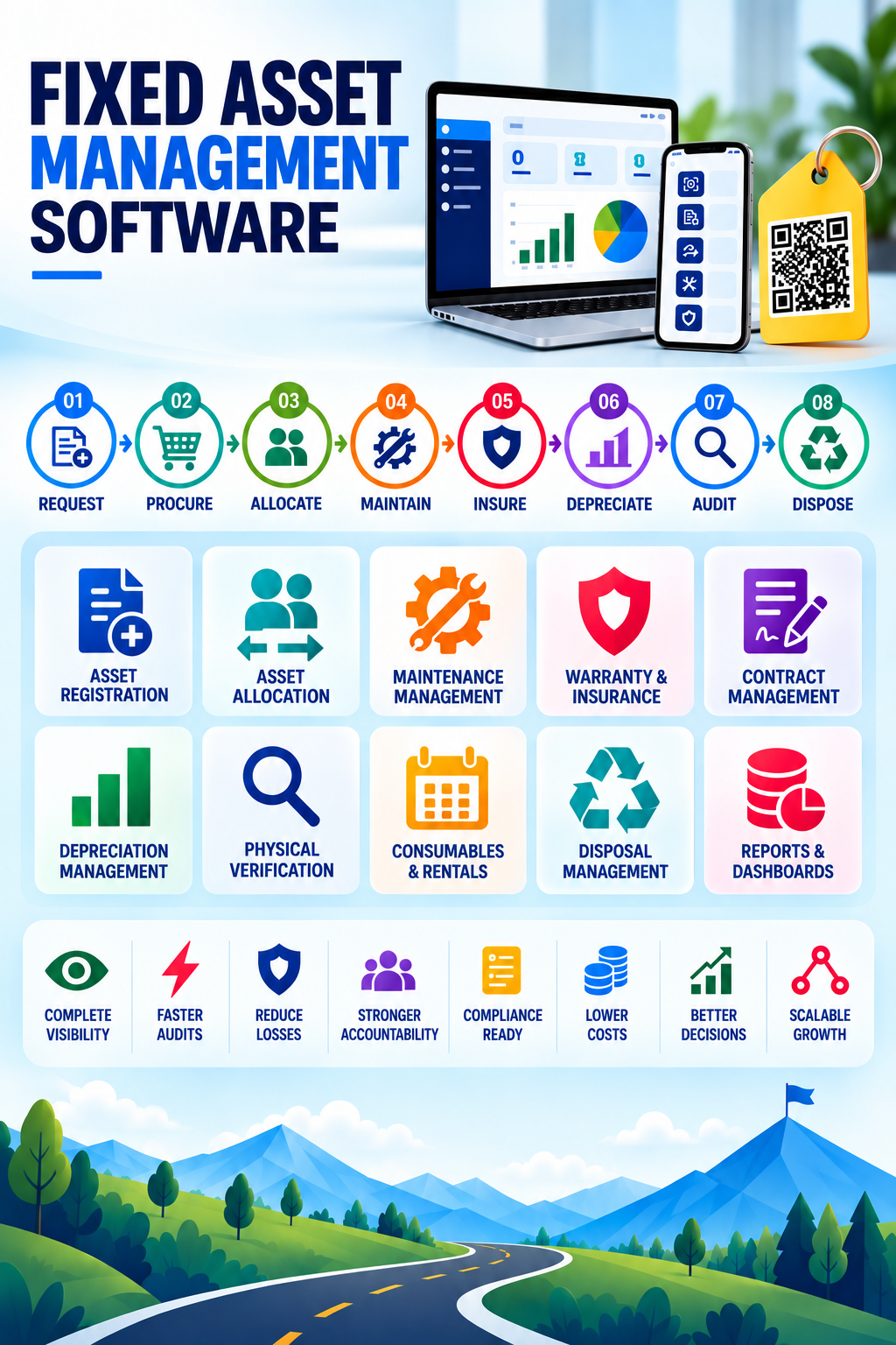 Fixed Asset Management System — software screenshot